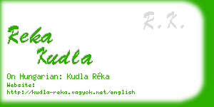 reka kudla business card